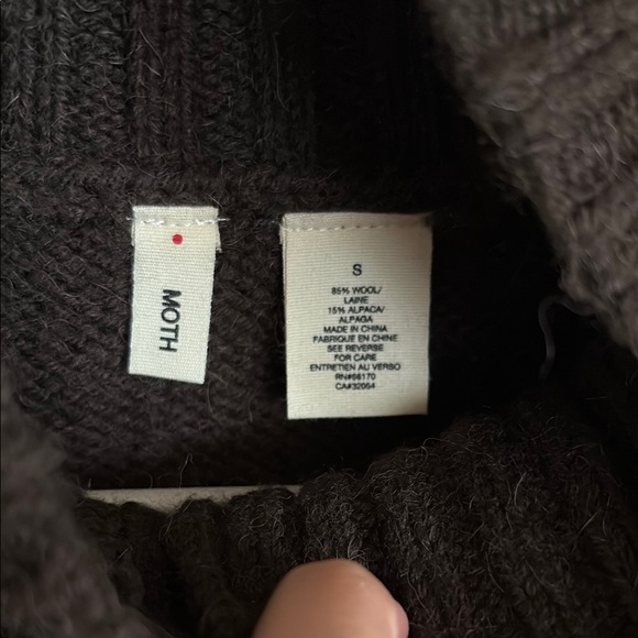 Anthropologie moth wool/alpaca Capelet - Picture 4 of 5